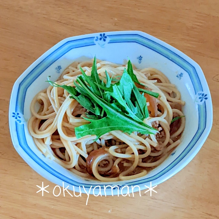 肉味噌マヨスパゲティ